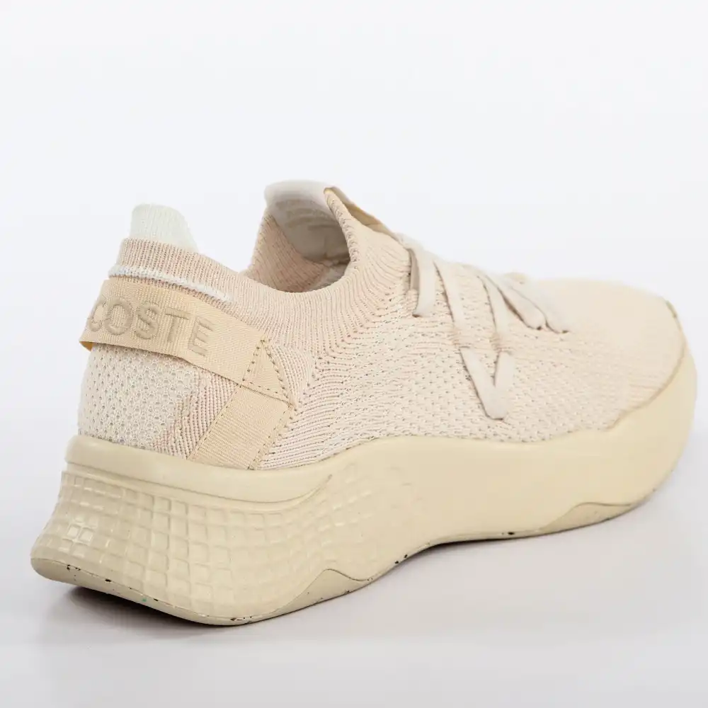 Basket basse homme Lacoste Court-drive knit Beige - ZESHOES Basket basse homme Lacoste Court-drive knit Beige - ZESHOES