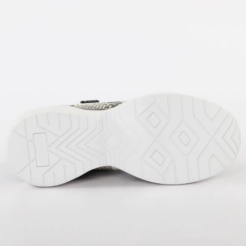 Basket de ville basse femme Guess Python Blanc - ZESHOES