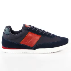 Basket basse homme Le Coq Sportif Veloce workwear Bleu - ZESHOES Basket basse homme Le Coq Sportif Veloce workwear Bleu - ZESHOES