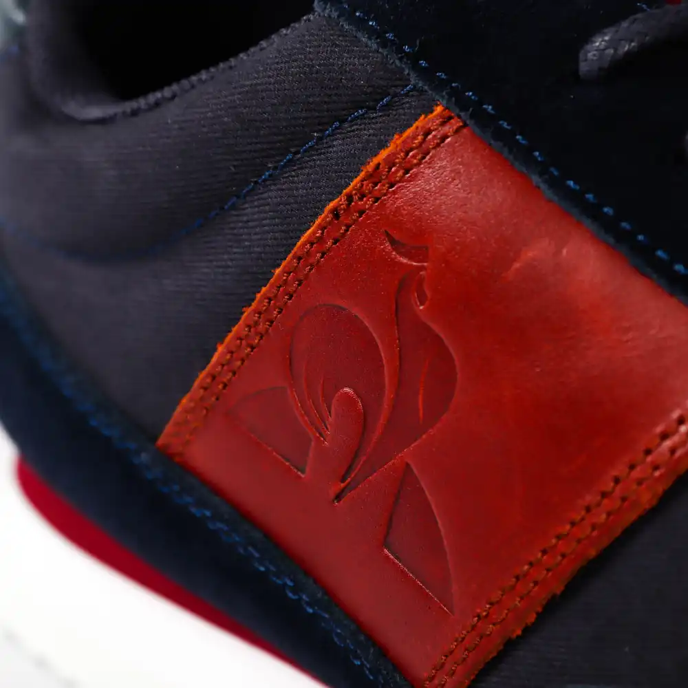 Basket basse homme Le Coq Sportif Veloce workwear Bleu - ZESHOES Basket basse homme Le Coq Sportif Veloce workwear Bleu - ZESHOES