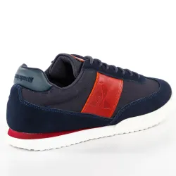 Basket basse homme Le Coq Sportif Veloce workwear Bleu - ZESHOES Basket basse homme Le Coq Sportif Veloce workwear Bleu - ZESHOES
