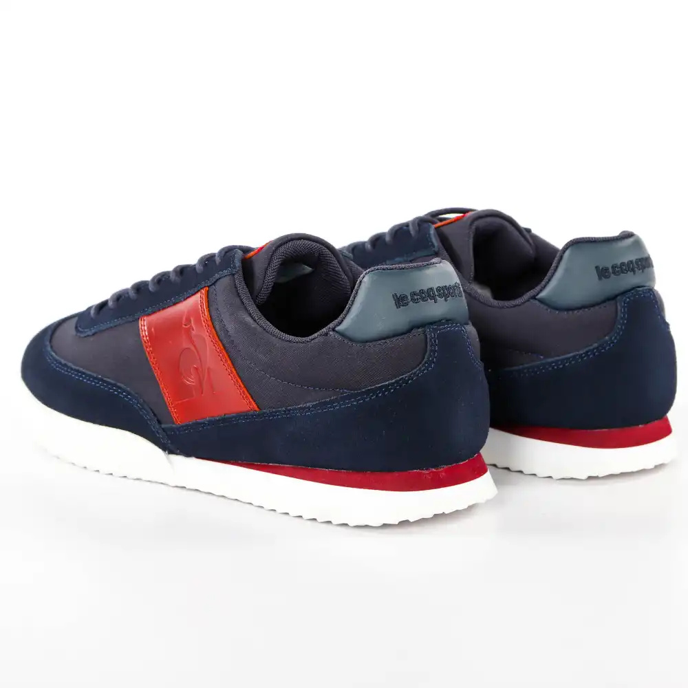 Basket basse homme Le Coq Sportif Veloce workwear Bleu - ZESHOES Basket basse homme Le Coq Sportif Veloce workwear Bleu - ZESHOES