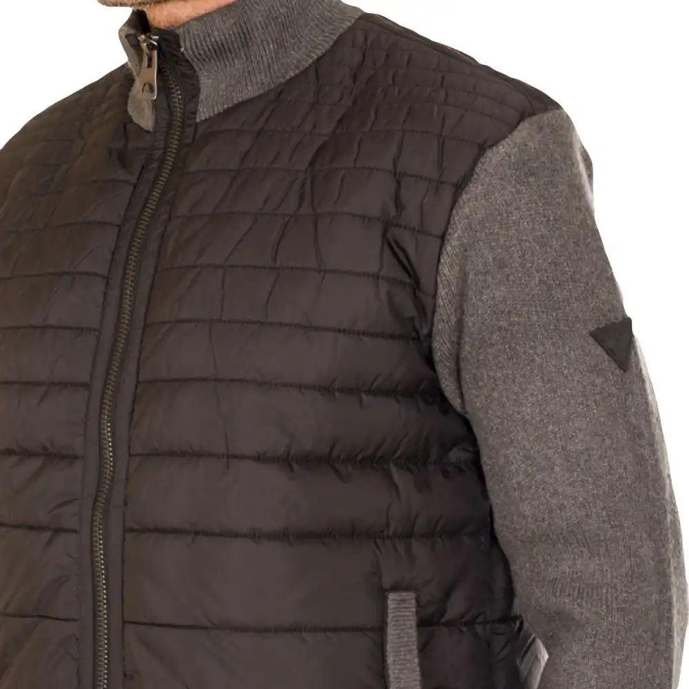 Blouson homme Guess Puffer Noir - ZESHOES