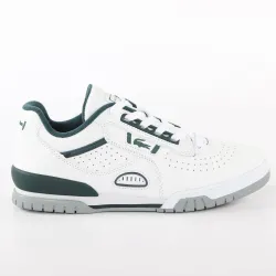 Basket basse homme Lacoste M89 OG 0121 Blanc - ZESHOES Basket basse homme Lacoste M89 OG 0121 Blanc - ZESHOES
