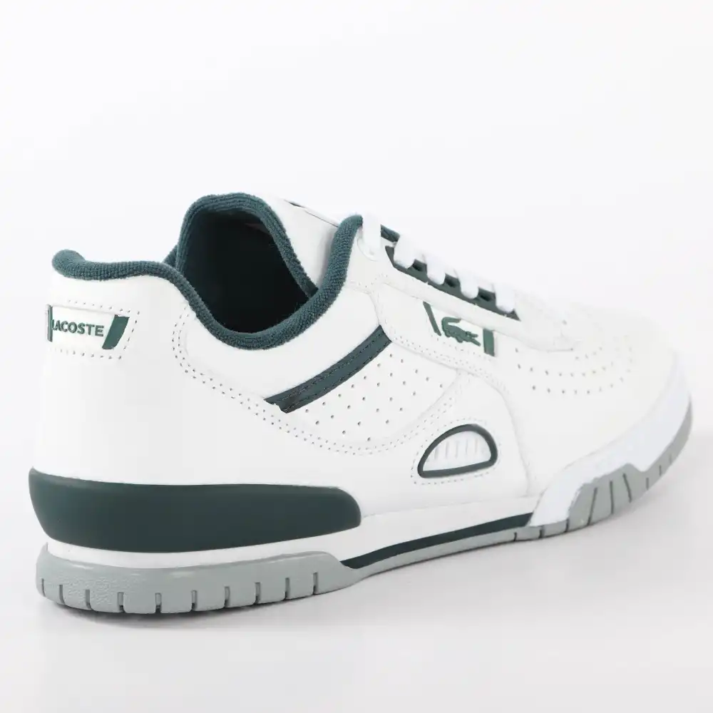 Basket basse homme Lacoste M89 OG 0121 Blanc - ZESHOES Basket basse homme Lacoste M89 OG 0121 Blanc - ZESHOES