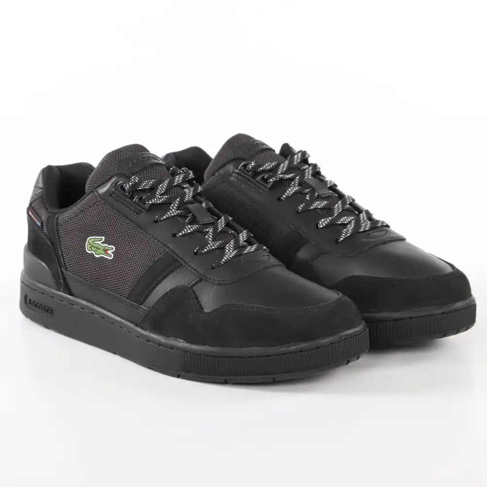 Basket basse homme Lacoste T-CLIP 0321 Noir - ZESHOES