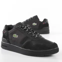 Basket basse homme Lacoste T-CLIP 0321 Noir - ZESHOES Basket basse homme Lacoste T-CLIP 0321 Noir - ZESHOES