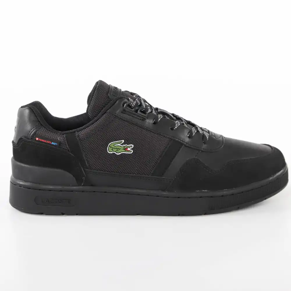 Basket basse homme Lacoste T-CLIP 0321 Noir - ZESHOES Basket basse homme Lacoste T-CLIP 0321 Noir - ZESHOES