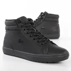 Basket de ville montante homme Lacoste Straightset Noir - ZESHOES Basket de ville montante homme Lacoste Straightset Noir - ZESHOES