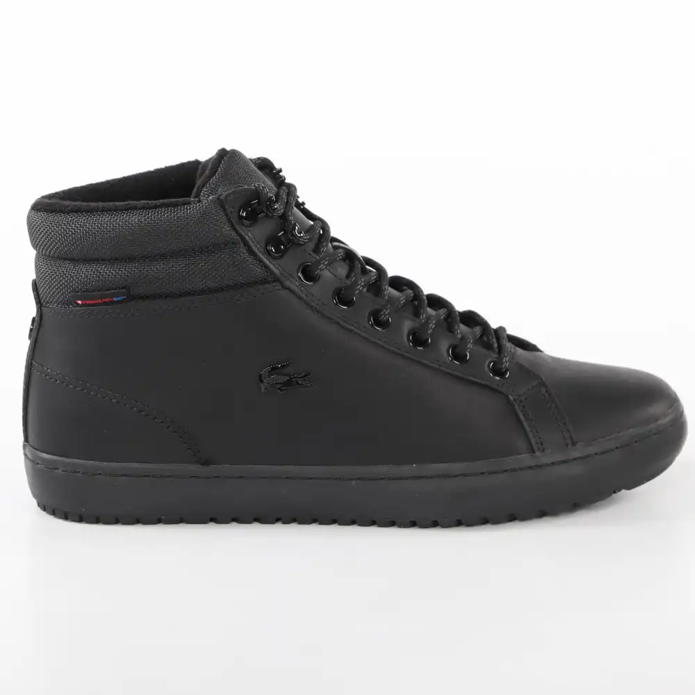 Basket de ville montante homme Lacoste Straightset Noir - ZESHOES Basket de ville montante homme Lacoste Straightset Noir - ZESHOES