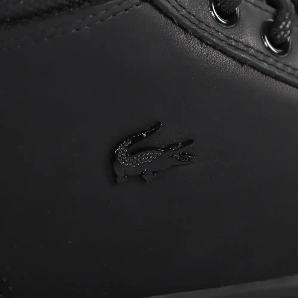 Basket de ville montante homme Lacoste Straightset Noir - ZESHOES Basket de ville montante homme Lacoste Straightset Noir - ZESHOES