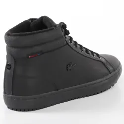 Basket de ville montante homme Lacoste Straightset Noir - ZESHOES Basket de ville montante homme Lacoste Straightset Noir - ZESHOES