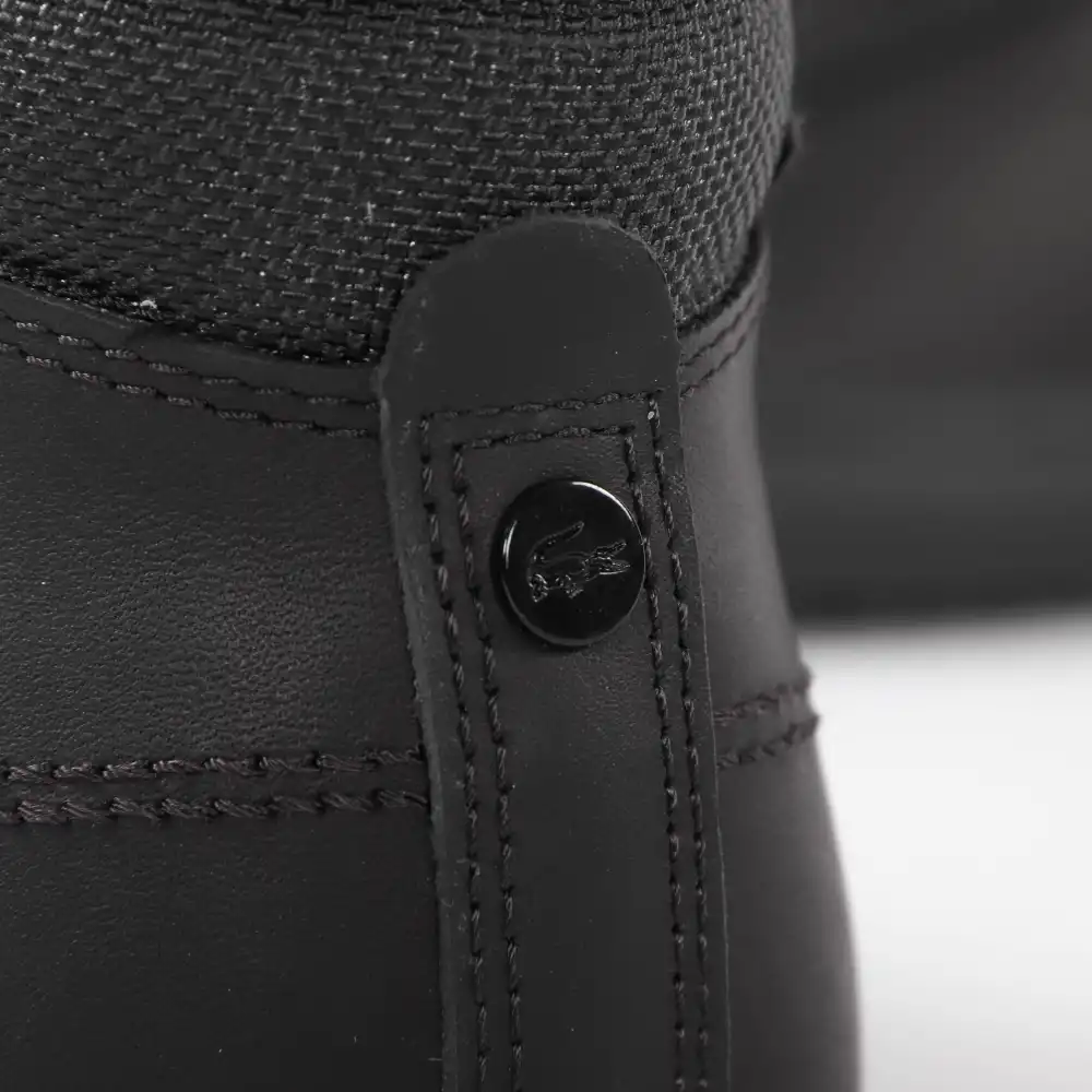 Basket de ville montante homme Lacoste Straightset Noir - ZESHOES Basket de ville montante homme Lacoste Straightset Noir - ZESHOES