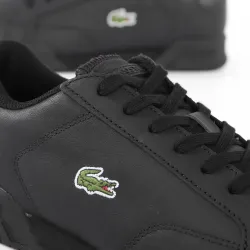 Basket basse homme Lacoste Twin serve 0721 Noir - ZESHOES