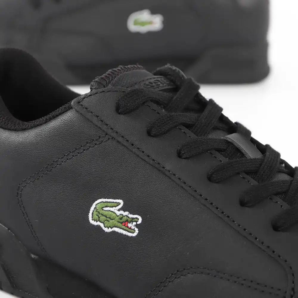 Basket basse homme Lacoste Twin serve 0721 Noir - ZESHOES