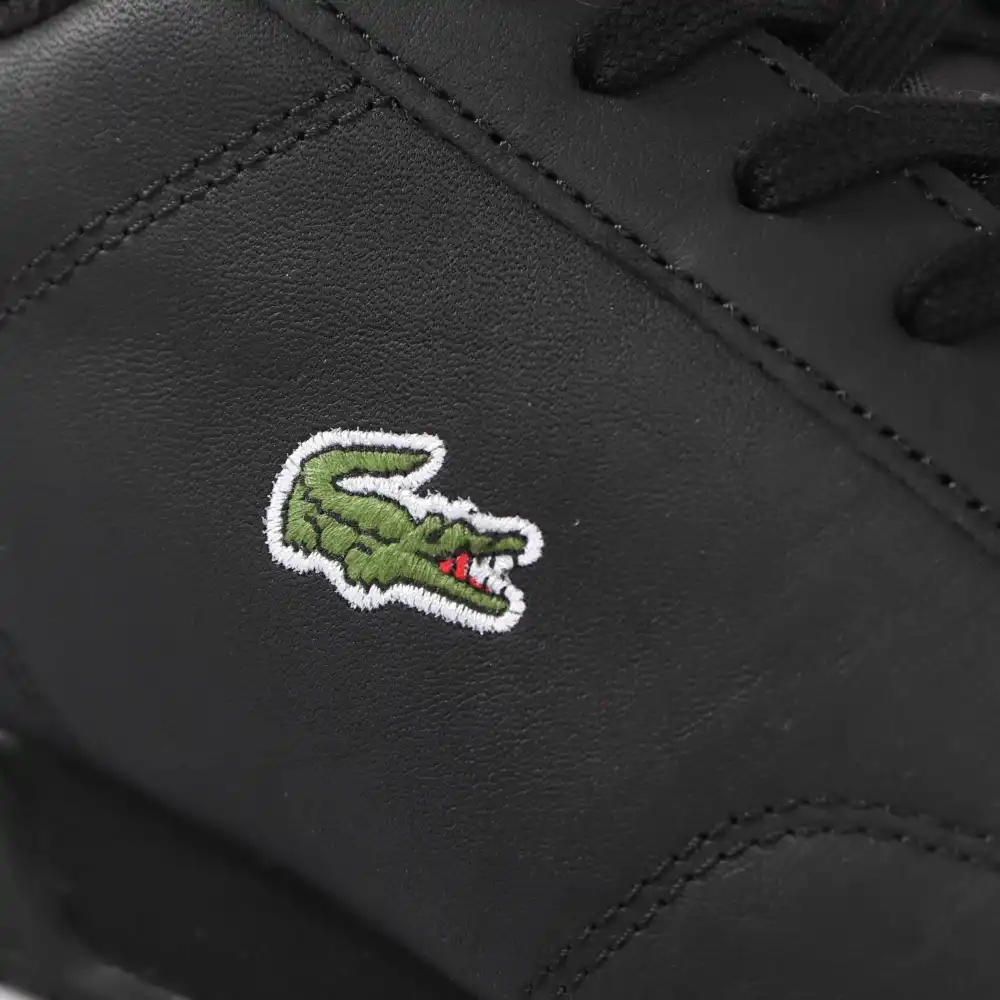 Basket basse homme Lacoste Twin serve 0721 Noir - ZESHOES