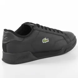 Basket basse homme Lacoste Twin serve 0721 Noir - ZESHOES