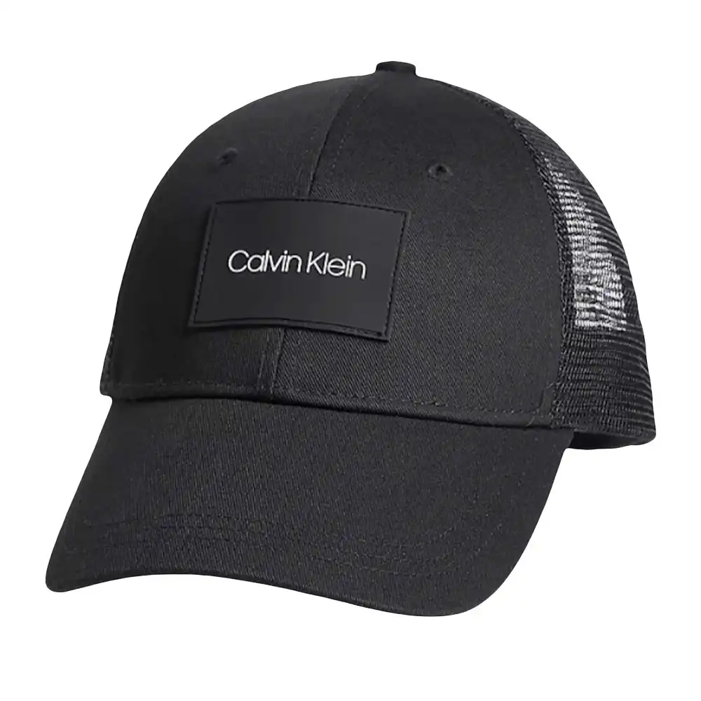 Casquette homme Calvin Klein Trucker style Noir - ZESHOES