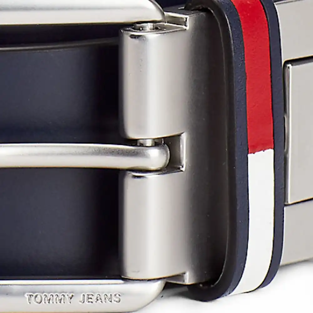 Ceinture homme Tommy Jeans Signature keeper reversible Noir - ZESHOES Ceinture homme Tommy Jeans Signature keeper reversible Noir - ZESHOES