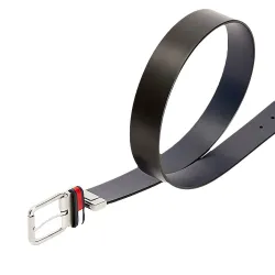 Ceinture homme Tommy Jeans Signature keeper reversible Noir - ZESHOES Ceinture homme Tommy Jeans Signature keeper reversible Noir - ZESHOES