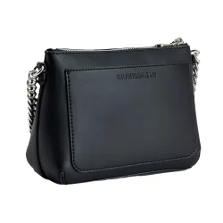 Pochette femme Calvin Klein Logo en relief Noir - ZESHOES Pochette femme Calvin Klein Logo en relief Noir - ZESHOES
