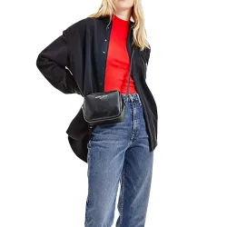 Sac bandoulière femme Tommy Jeans Hobo iconic Noir - ZESHOES