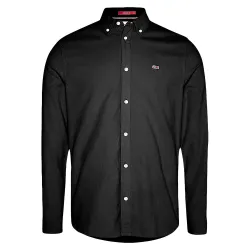Chemise manches longues homme Tommy Jeans Casual en velours côtelé Noir - ZES... Chemise manches longues homme Tommy Jeans Casual en velours côtelé Noir - ZES...