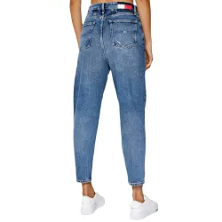 Jeans femme Tommy Jeans Mom fit Bleu - ZESHOES Jeans femme Tommy Jeans Mom fit Bleu - ZESHOES