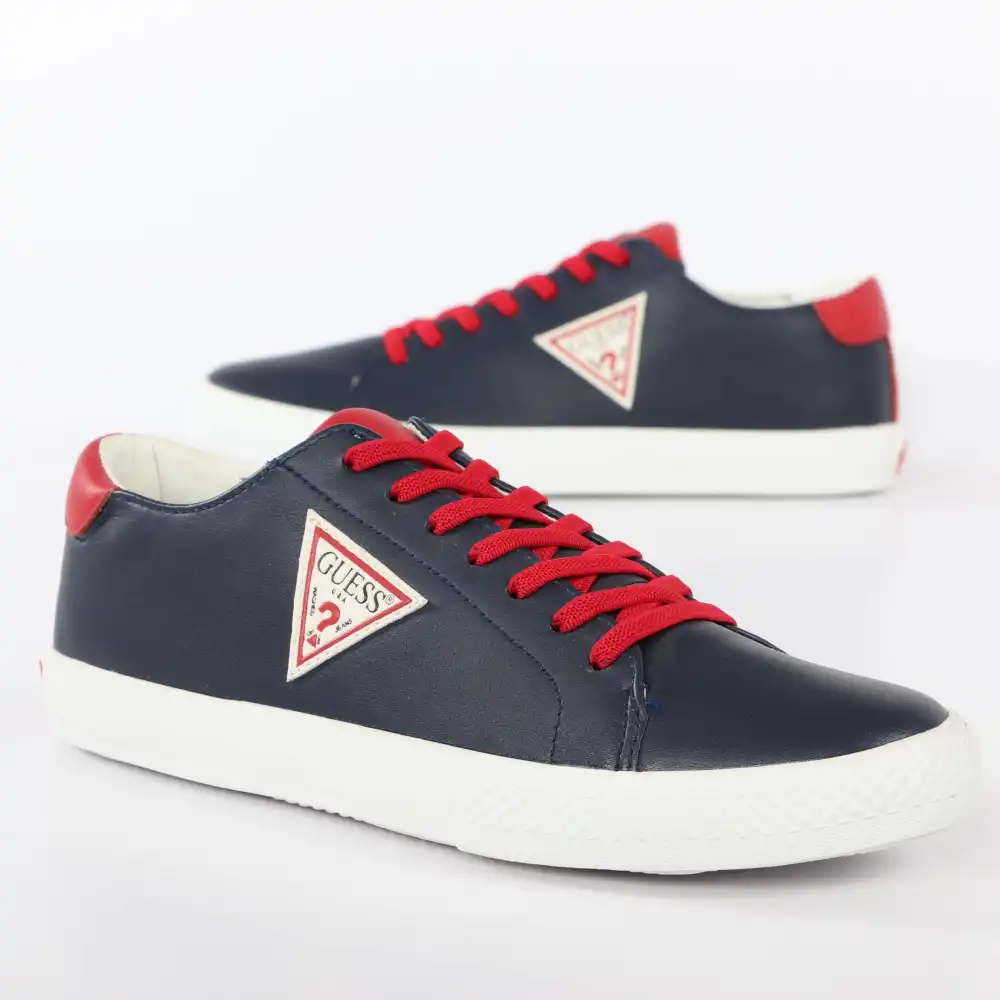 Basket basse femme Guess Curele12 Bleu - ZESHOES Basket basse femme Guess Curele12 Bleu - ZESHOES