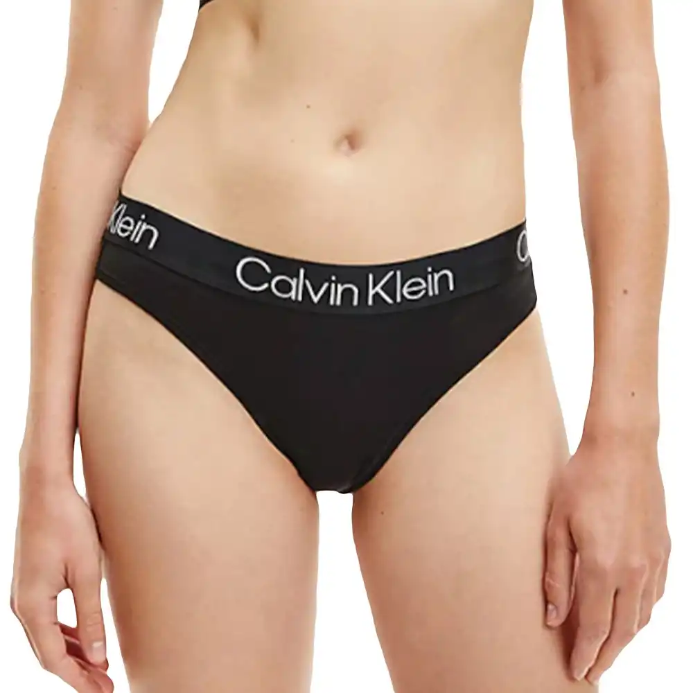 Culotte femme Calvin Klein Bikini brief modern structure Noir - ZESHOES