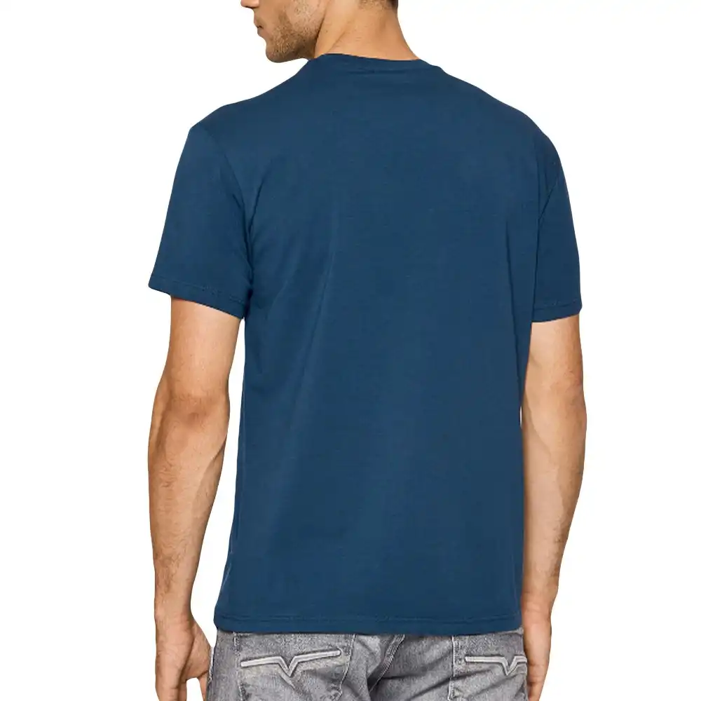 T shirt manche courte homme Emporio Armani Pack x2 original logo Blanc - ZESHOES