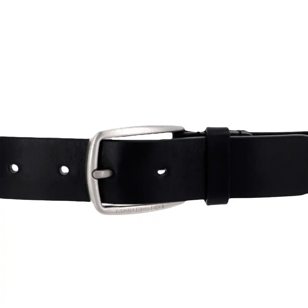 Ceinture homme Tommy Jeans Modern Noir - ZESHOES Ceinture homme Tommy Jeans Modern Noir - ZESHOES