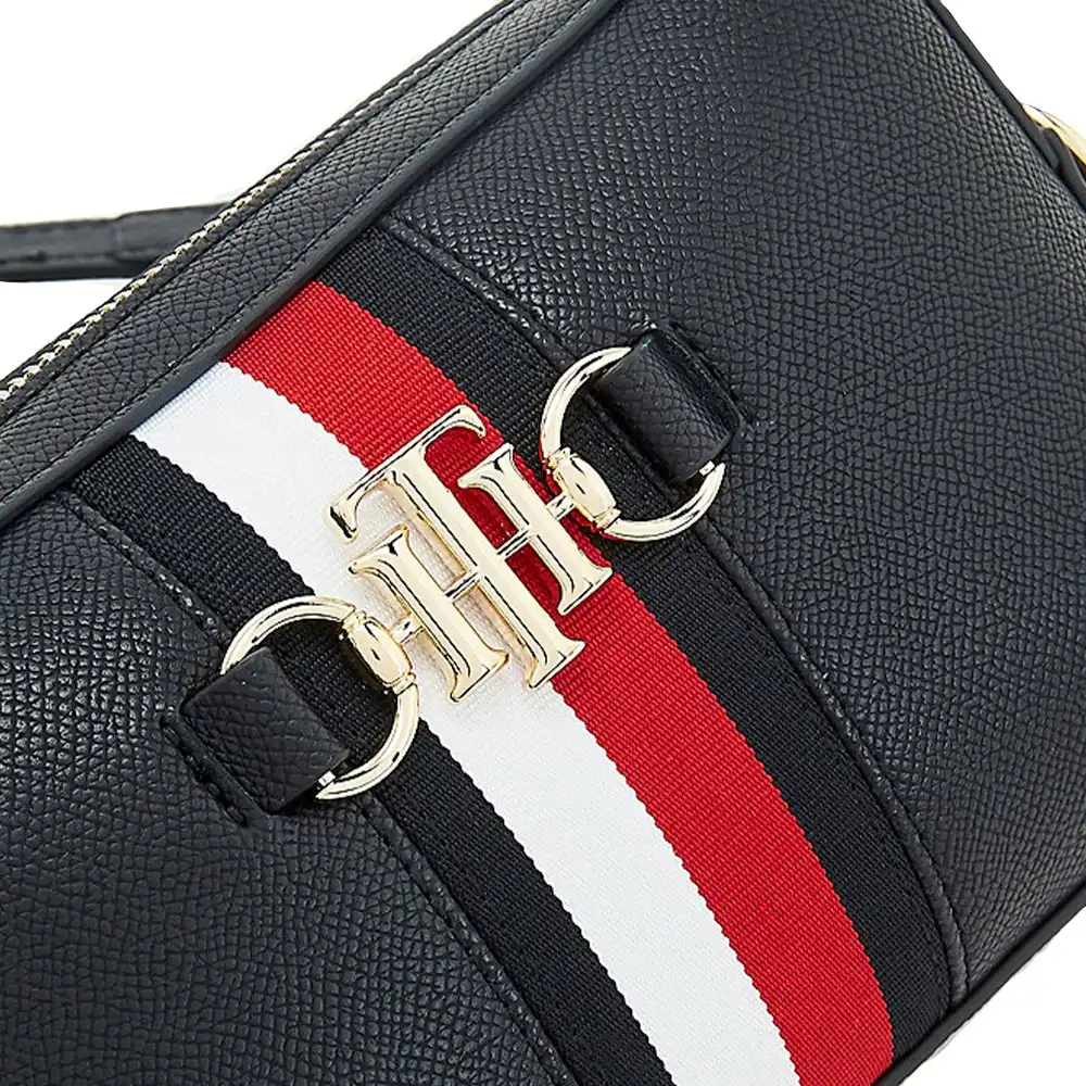 Pochette femme Tommy Jeans Th club emblématique Bleu - ZESHOES