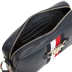 Pochette femme Tommy Jeans Th club emblématique Bleu - ZESHOES