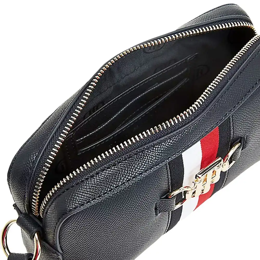 Pochette femme Tommy Jeans Th club emblématique Bleu - ZESHOES