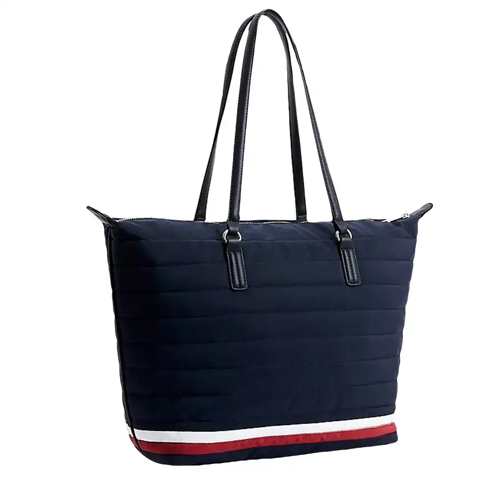 Sac a main femme Tommy Jeans Matelassé à monogramme Bleu - ZESHOES