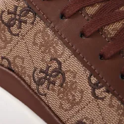 Basket de ville basse homme Guess Verona logo 4g Marron - ZESHOES Basket de ville basse homme Guess Verona logo 4g Marron - ZESHOES