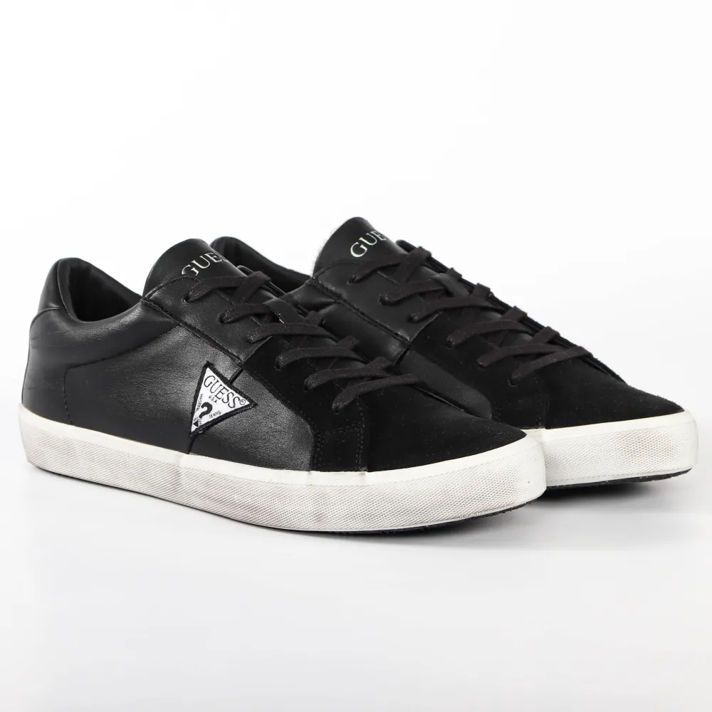 Guess Basket Charbon plimsole Homme Noir