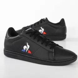 Basket basse homme Le Coq Sportif Courset Noir - ZESHOES Basket basse homme Le Coq Sportif Courset Noir - ZESHOES