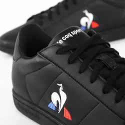 Basket basse homme Le Coq Sportif Courset Noir - ZESHOES Basket basse homme Le Coq Sportif Courset Noir - ZESHOES