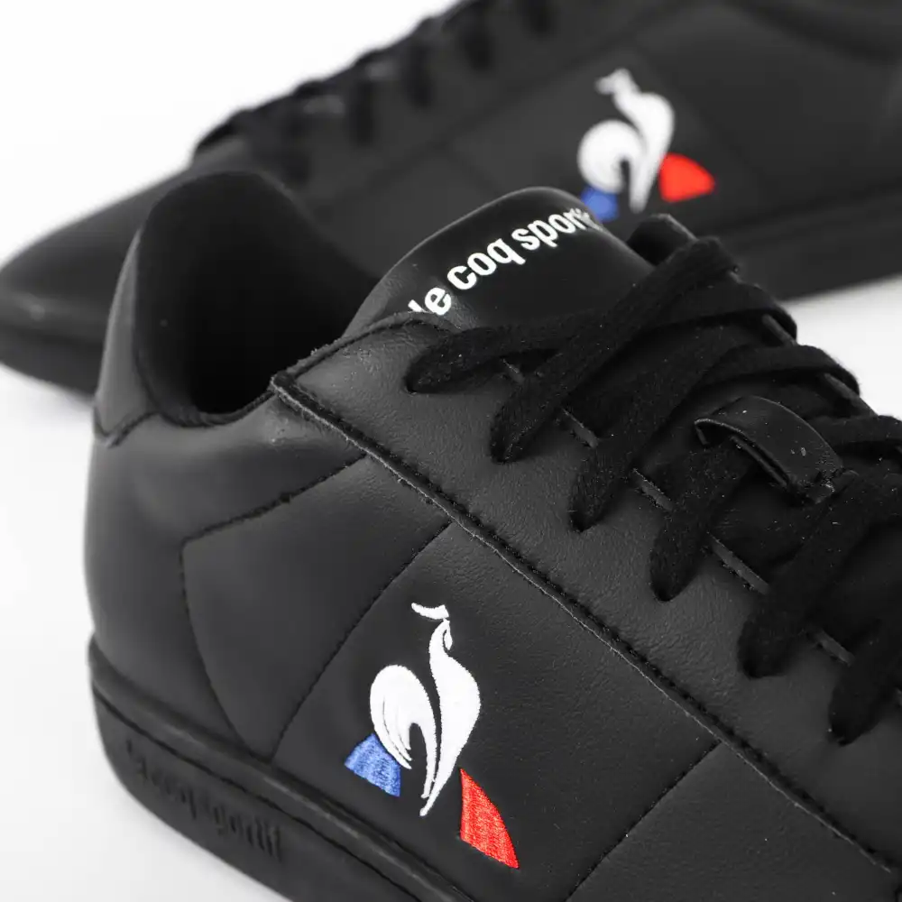 Basket basse homme Le Coq Sportif Courset Noir - ZESHOES Basket basse homme Le Coq Sportif Courset Noir - ZESHOES