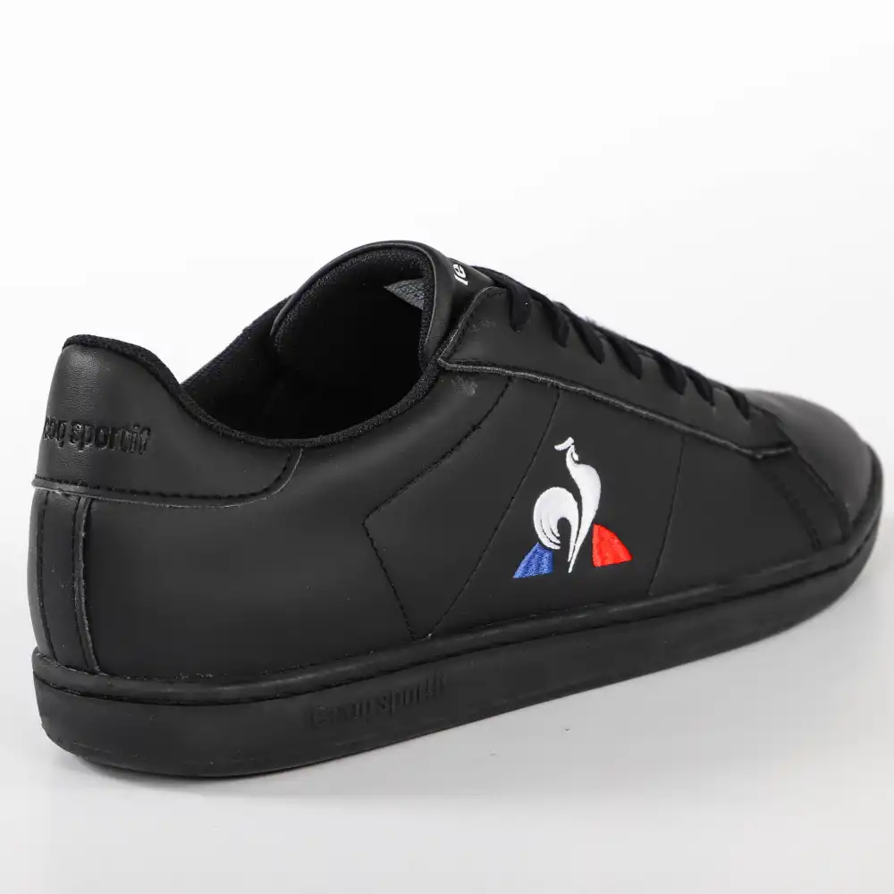 Basket basse homme Le Coq Sportif Courset Noir - ZESHOES Basket basse homme Le Coq Sportif Courset Noir - ZESHOES