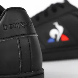 Basket basse homme Le Coq Sportif Courset Noir - ZESHOES Basket basse homme Le Coq Sportif Courset Noir - ZESHOES