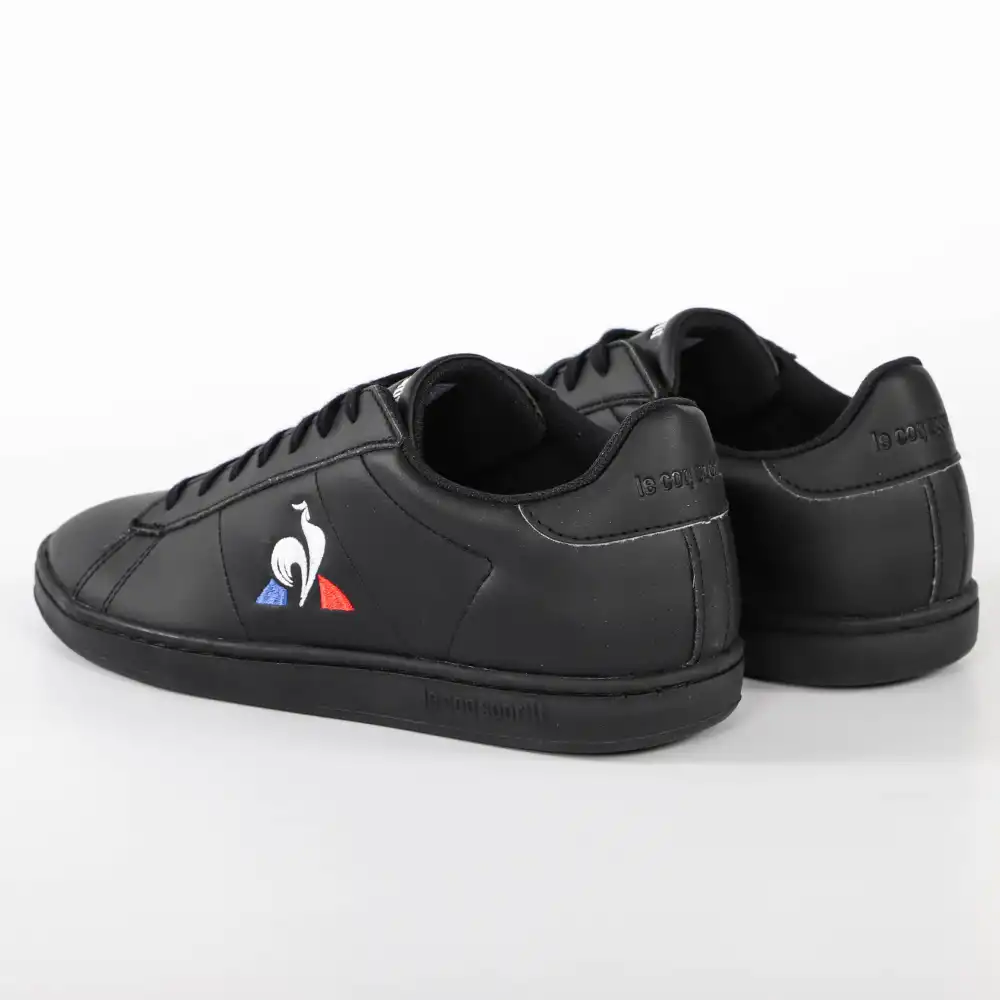 Basket basse homme Le Coq Sportif Courset Noir - ZESHOES Basket basse homme Le Coq Sportif Courset Noir - ZESHOES