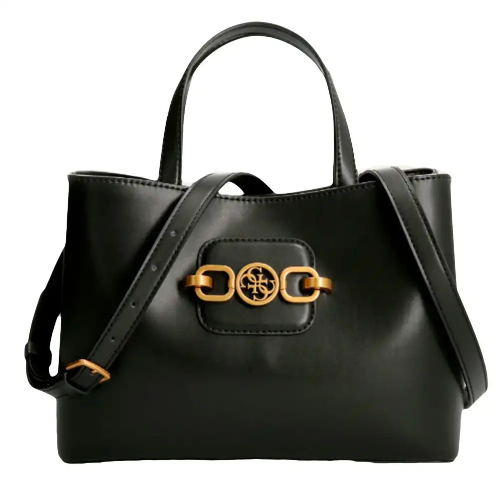 Sac a main femme Guess Hensely Noir - ZESHOES Sac a main femme Guess Hensely Noir - ZESHOES