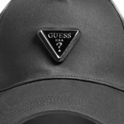 Casquette femme Guess Logo triangle Noir - ZESHOES Casquette femme Guess Logo triangle Noir - ZESHOES