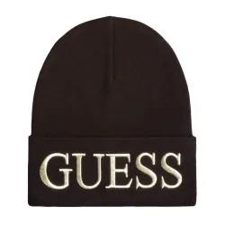 Bonnet femme Guess Classic logo Noir - ZESHOES Bonnet femme Guess Classic logo Noir - ZESHOES