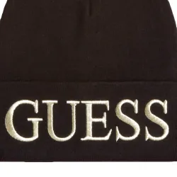 Bonnet femme Guess Classic logo Noir - ZESHOES Bonnet femme Guess Classic logo Noir - ZESHOES