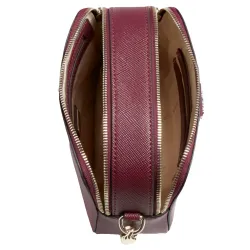 Pochette femme Guess Noelle saffiano Bordeaux - ZESHOES Pochette femme Guess Noelle saffiano Bordeaux - ZESHOES