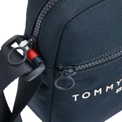 Pochette homme Tommy Jeans Established small reporter bag Bleu - ZESHOES Pochette homme Tommy Jeans Established small reporter bag Bleu - ZESHOES